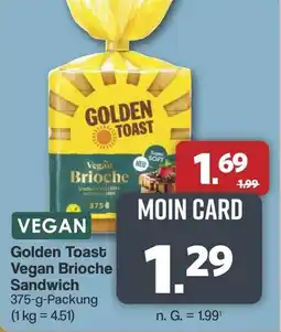 Famila Nord West Golden Toast Vegan Brioche Sandwich Angebot