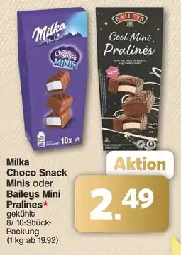 Famila Nord West Milka Choco Snack Minis oder Baileys Mini Pralines Angebot