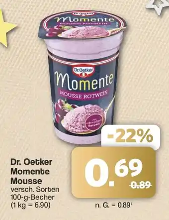 Famila Nord West Dr. Oetker Momente Mousse Angebot
