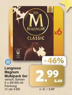 Famila Nord West Langnese Magnum Multipack 6er Angebot