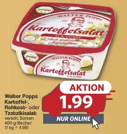 Famila Nord West Walter Popps Kartoffel, Rohkost oder Tzatzikisalat Angebot