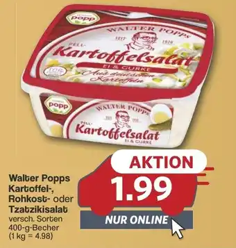 Famila Nord West Walter Popps Kartoffel, Rohkost oder Tzatzikisalat Angebot