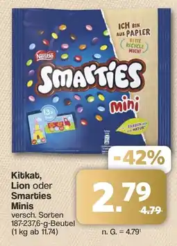 Famila Nord West Kitkat, Lion oder Smarties Minis Angebot