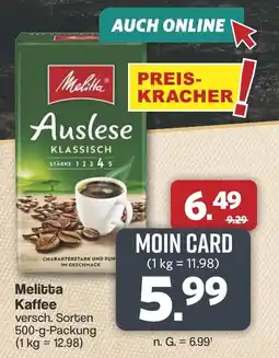 Famila Nord West Melitta Kaffee Angebot