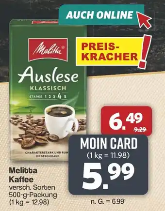 Famila Nord West Melitta Kaffee Angebot