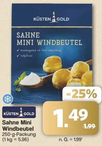 Famila Nord West KÜSTEN GOLD Sahne Mini Windbeutel Angebot