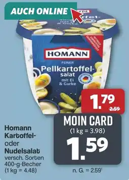 Famila Nord West Homann Kartoffel oder Nudelsalat Angebot