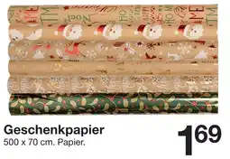 Zeeman Geschenkpapier Angebot