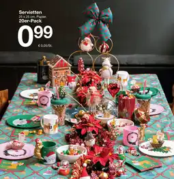 Zeeman Servietten Angebot