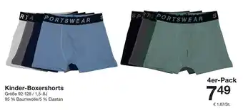Zeeman Kinder-Boxershorts 4er-Pack Angebot