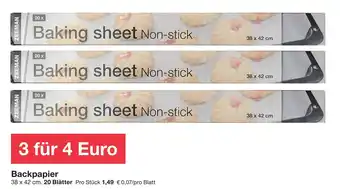 Zeeman ZEEMAN Backpapier Angebot