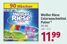 Rossmann Weißer Riese Colorwaschmittel Pulver Angebot