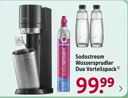 Rossmann Sodastream Wassersprudler Duo Vorteilspack Angebot