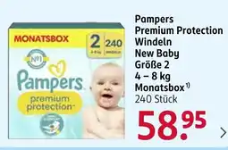 Rossmann Pampers Premium Protection Windeln New Baby Angebot
