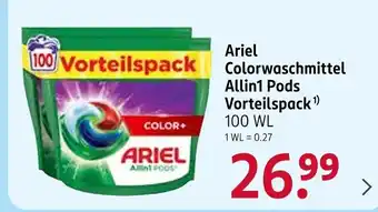 Ariel Colorwaschmittel All-in-1 Pods Vorteilspack