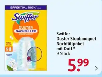 Rossmann Swiffer Duster Staubmagnet Nachfüllpaket mit Dufti Angebot