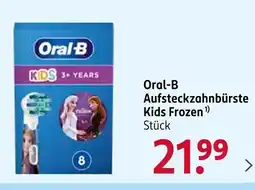 Rossmann Oral-B Aufsteckzahnbürste Kids Frozen Angebot