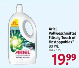 Rossmann Ariel Vollwaschmittel Flüssig Touch of Unstoppables Angebot