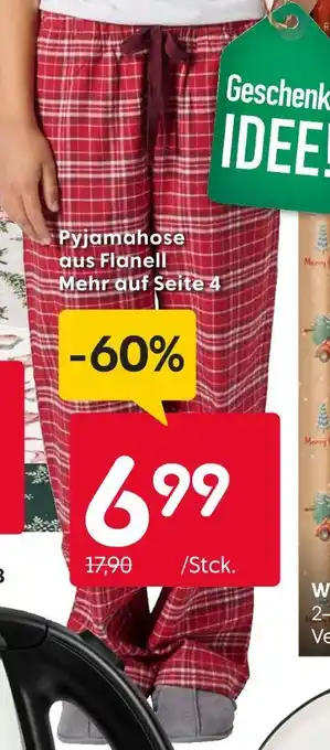 Rusta Pyjamahose aus flanell Angebot