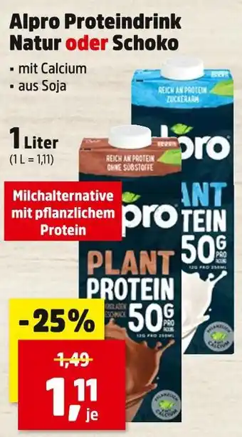 Thomas Philipps Alpro proteindrink natur Angebot
