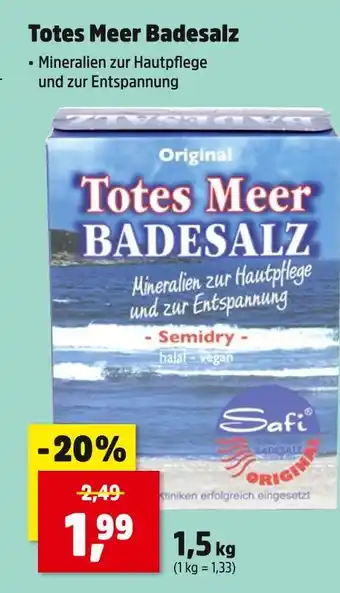 Thomas Philipps Safi totes meer badesalz Angebot