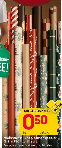 Rusta Weihnachts- und geschenkpapier Angebot