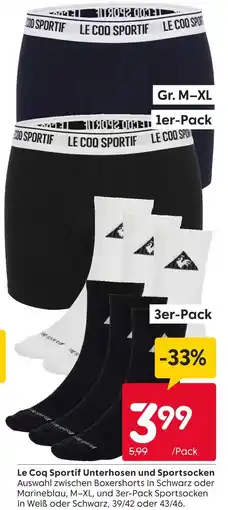 Rusta Le coq sportif unterhosen und sportsocken Angebot