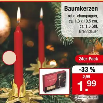 Zimmermann Baumkerzen Angebot