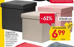 Rusta Penny sitzpouf mit aufbewahrung Angebot