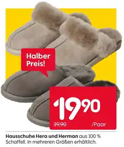 Rusta Hausschuhe hera und herman Angebot