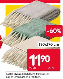 Rusta Decke mysan Angebot