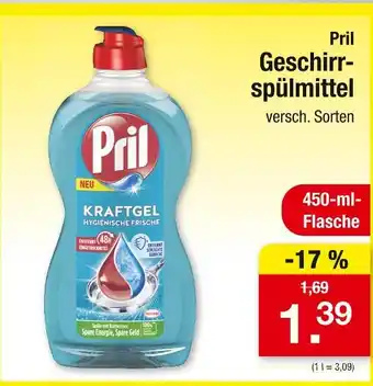 Zimmermann Pril geschirrspülmittel Angebot