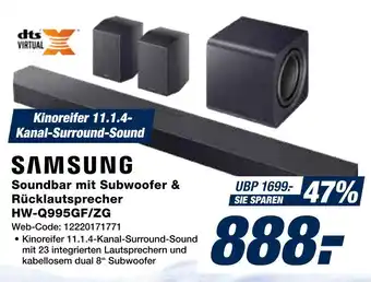 Expert Samsung soundbar mit subwoofer & rücklautsprecher Angebot