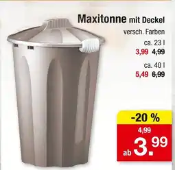 Zimmermann Maxitonne mit deckel Angebot