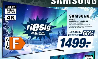 Expert Samsung led tv gu98du9079uxzg ai Angebot