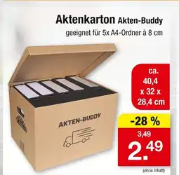 Zimmermann Akten-buddy aktenkarton Angebot