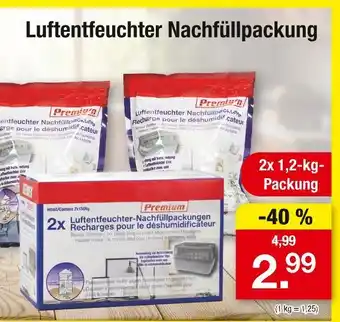 Zimmermann Premium luftentfeuchter nachfüllpackung Angebot