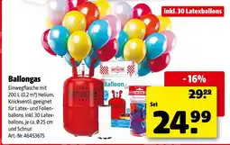 Hagebau Party factory ballongas Angebot