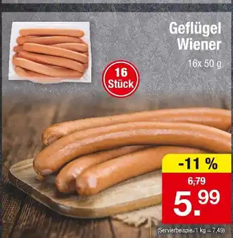 Zimmermann Geflügel wiener Angebot