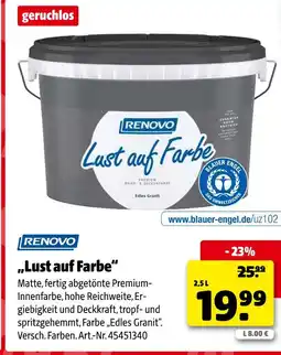 Hagebau Renovo lust auf farbe Angebot