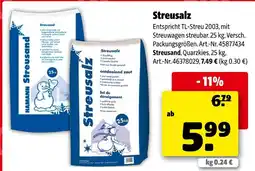 Hagebau Streusalz Angebot