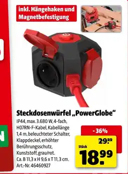 Hagebau Steckdosenwürfel powerglobe Angebot