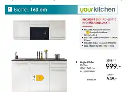 Zurbrüggen Yourkitchen single küche Angebot