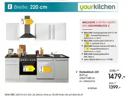Zurbrüggen Welcome, yourkitchen küchenblock 220 Angebot