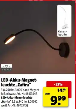Hagebau Casaya led-akku-magnetleuchte zafira Angebot