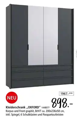 Zurbrüggen Kleiderschrank oxford Angebot
