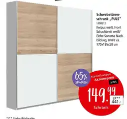 Zurbrüggen Schwebetürenschrank 'puls' Angebot