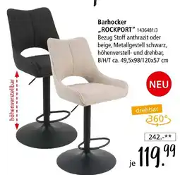 Zurbrüggen Barhocker rockport Angebot