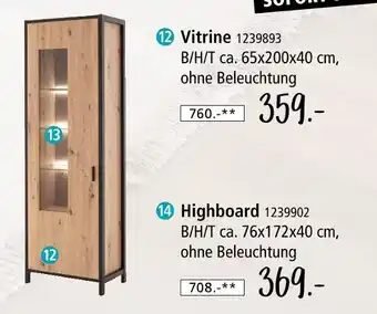 Zurbrüggen Z2 vitrine „algarve“ Angebot