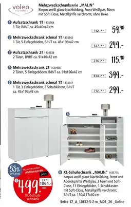 Zurbrüggen Voleo aufsatzschrank 1t Angebot
